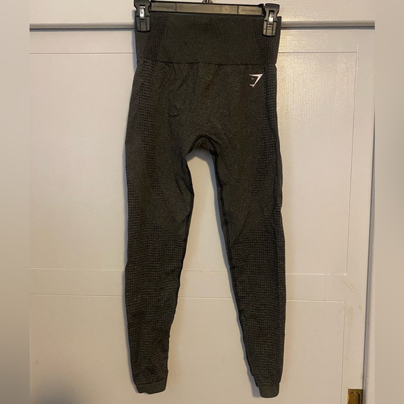 Adapt Seamless Dark Grey Gymshark Leggings - Picture 1 of 2